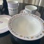 Six piece matching set off M&S berties and leaves breakfast set Image 5