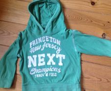 Age 2-3 NEXT Green Hooded Top