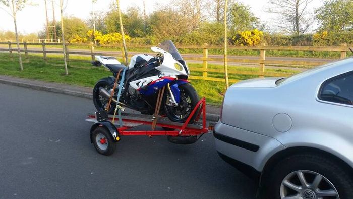 motorbike trailer track day transport