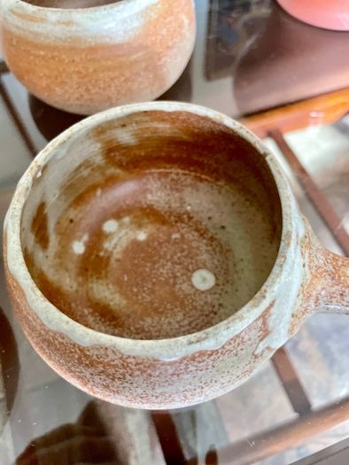 Rare Youghal Irish Studio Pottery Soup Bowls with Handles Japandi