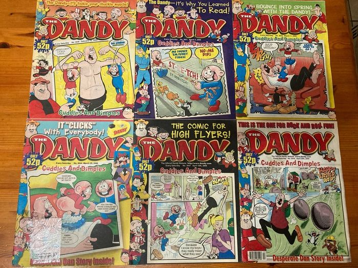 Comics: 'The Dandy' 2000,2001 and 2002 (37 numbers)