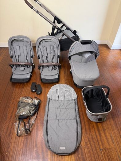 Cybex Gazelle S double pram twin buggy travel system