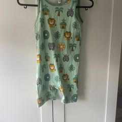 Maxomorra jungle playsuit romper dungarees