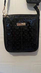 River Island Patent Crossover Bag