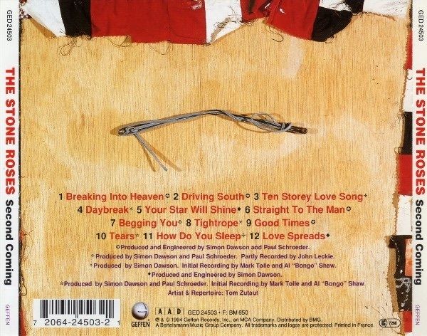 The Stone Roses - Second Coming    CD