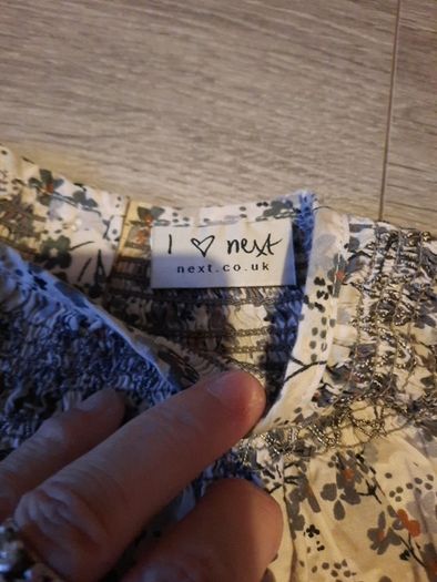 floral boho girls top from next