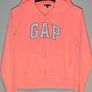 Gap Ladies Bright Pink Full Zip Hoodie Size L Image 2