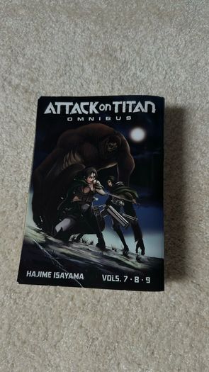 Attack on Titan Omnibus Vol 3 (Vols 7-8-9) Manga English