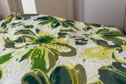Green Floral Embroidered Fabric