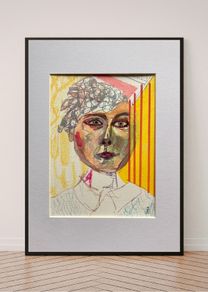 Original Art Figurative Portrait Pop Art Female