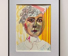 Original Art Figurative Portrait Pop Art Female