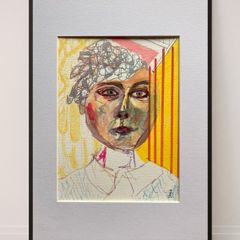 Original Art Figurative Portrait Pop Art Female