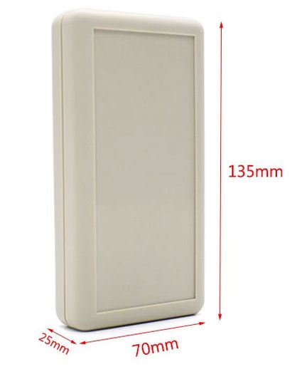 135 x 70 x 25mm 3xAA battery holder standard plastic enclosure project box