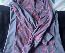 Brand new Columbia navy and multi fleece 1/4 zip