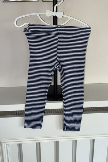 Baby Girls Red Sweater & Navy & White Leggings from Marks & Spencer