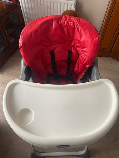 Chicco red high chair