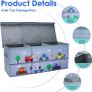 Extra Large Kids Toy Storage Box with Lid,Foldable Oxford Toy Storage Organizer Box for Boys 96/32/40cm Toy Chest with Handles for Bedroom Nursery,Animal Car Image 4