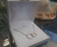 Tipperary Crystal Infinity Interlocking Circle Pendant
