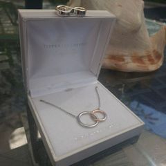 Tipperary Crystal Infinity Interlocking Circle Pendant