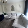 L-shape couch with footstool Image 4