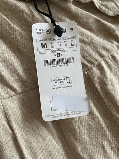 BNWT Stradivarius Dungarees - Size M