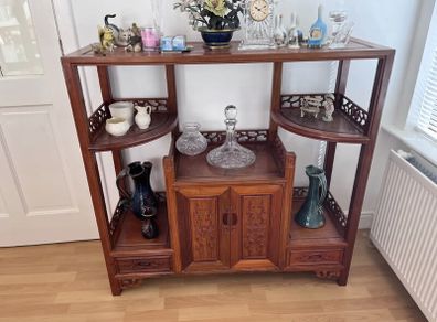 Solid Rosewood Display Cabinet/ Drinks Cabinet - 20% off