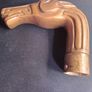 Vintage Brass Horse Head Walking Stick Handle Image 2