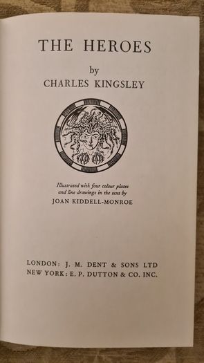 The Heroes. By Charles Kingsley 1970 Illustrated Edition. Hardback With Dustjacket In Good Condition. 34.