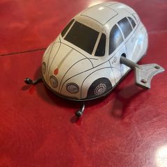 Clockwind motor tin tatra white sedan car
