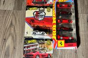 FERRARI 3 X Premiums and 5-pack Hot Wheels