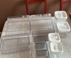 12 Piece Plastic Storage and Organiser Set