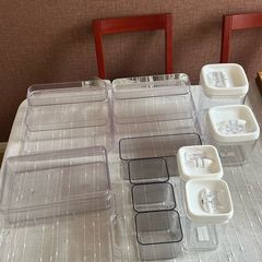 12 Piece Plastic Storage and Organiser Set