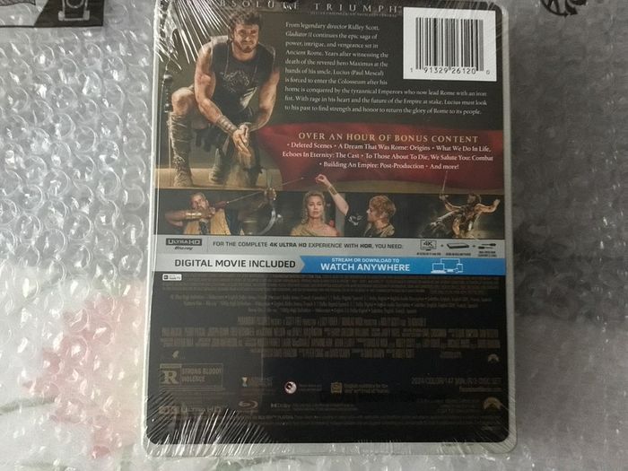 Gladiator 2 Limited Edition 4K Steelbook Dolby Atmos