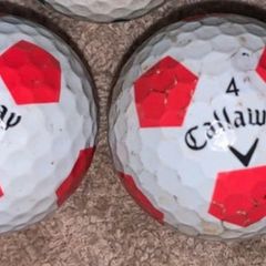 (2) Callaway Chromesoft football golf balls