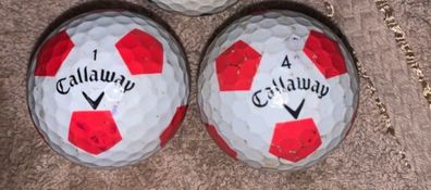 (2) Callaway Chromesoft football golf balls