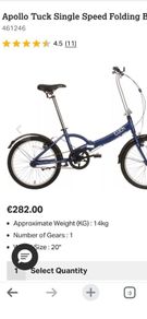 Apollo Tuck folding Bike