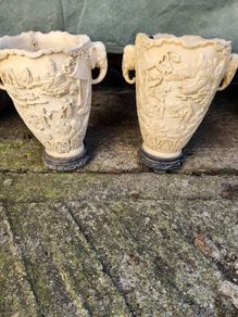 Fabulous pair of vintage elephant vaes