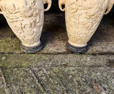 Fabulous pair of vintage elephant vaes