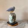 Hand-Carved Blue & Yellow Gemstone Blue Tit Image 4