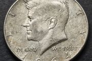 1964 United States "Kennedy Half Dollar" 90% Silver coin