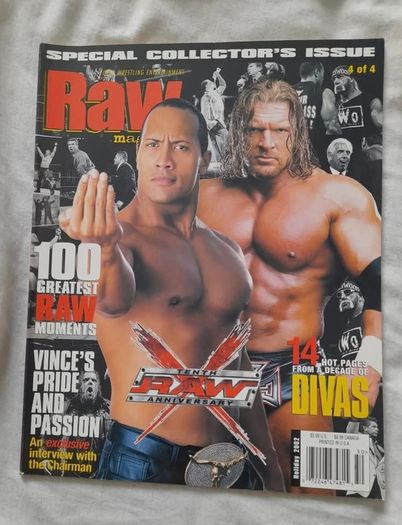 Wwe Raw Magazines 2002