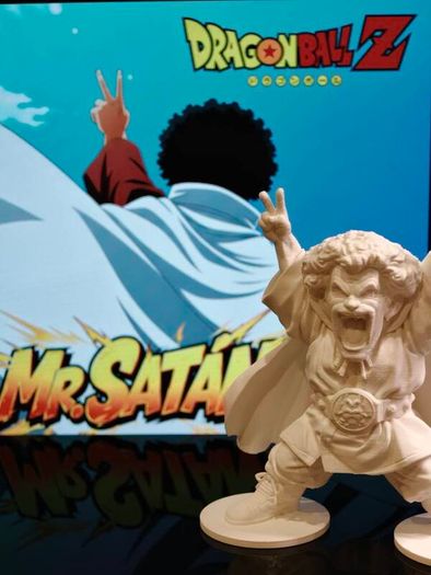 3D Printed Mr. Satan From Dragon Ball Z Figurine