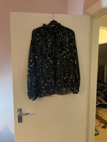 High necked blouse