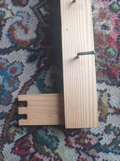 Wooden Key-Shaped Key Hanger