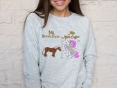 Me before coffee and me after coffee horse unicorn sweatshirt jumper