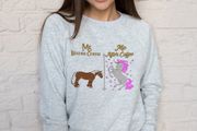 Me before coffee and me after coffee horse unicorn sweatshirt jumper