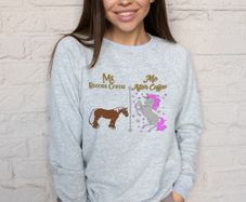 Me before coffee and me after coffee horse unicorn sweatshirt jumper