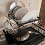 dish draining rack with drain board Image 4