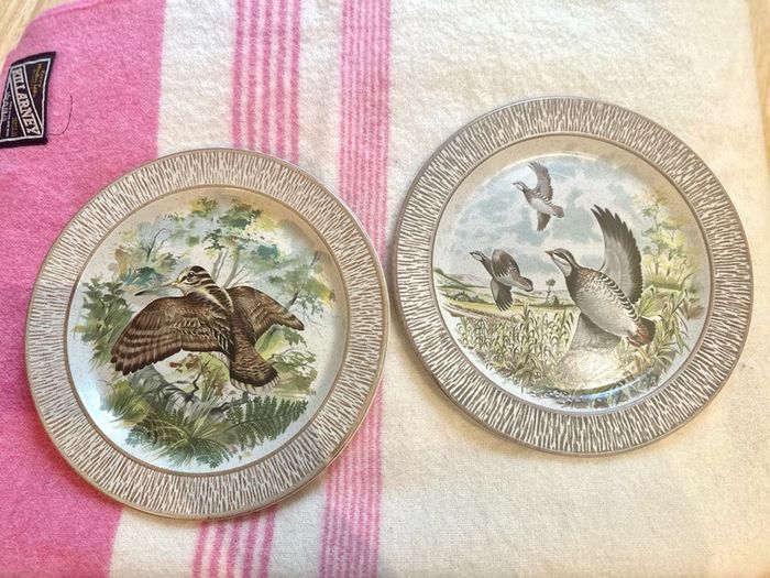 Vintage Bird plates