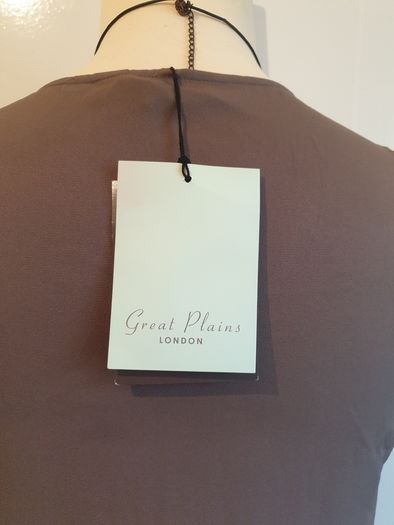 Great Plains London Womens Derry Top Sleeveless NWT RRP Price On This Is 51 Sterling Pounds Size M Mushroom